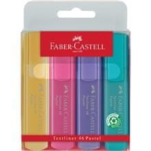 Faber-Castell Highlighter Textliner 1546, komplet 4 pastelnih barv. Barve