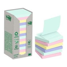 Post-It Z-flakes reciklirani Super lepljivi NATURE, 76x76mm, 16 kosov