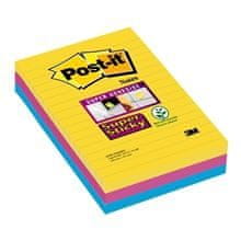 Post-It Listek XXL, 101 x 152 mm, Karneval, 3 kosi