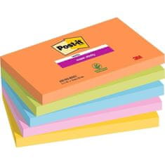 Post-It Z-flakes Super Sticky BOOST, 76x127 mm, 5 kosov