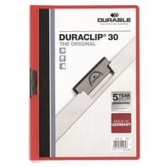 Durable DURACLIP 30, A4, rdeča