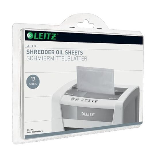 Oljne plošče Leitz IQ - za drobilnike, 12 kosov