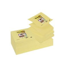 Post-It Z-flanki Super Sticky, 76x76 mm, rumeni, 12 kosov