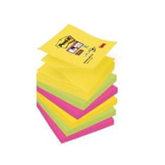 Post-It Z-flakes Super Sticky Carniva, 76x76mm, 6 kosov