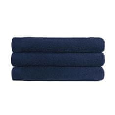 Frotirna brisača - temno modra, 50 x 100 cm
