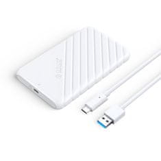 Orico 25PW1-C3-WH-EP USB 3.0 Type-C HDD/SSD 2,5" belo ohišje za disk