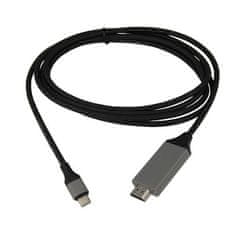 4smarts Video kabel USB-C->HDMI - črn