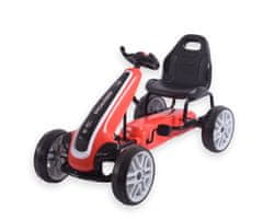 MILLY MALLY Milly Mally Power Rdeči gokart s pedali