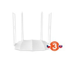 Tenda AC5 WiFi AC Router 1200Mb/, WISP, univerzalni repetitor CZ aplikacija, 4x 6dBi antene