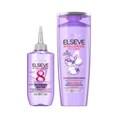 Loreal Paris Elseve Hyaluron Plump Moisture Shampoo Set šampon 400 ml + balzam za lase 200 ml za ženske