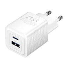 Vention Stenski polnilnik, Vention, FEQW0-EU, USB-C, USB- A, 30W/30W , GaN (bela)