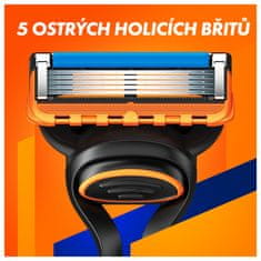 Gillette Brivnik Fusion5 za moške, 1 brivnik, 5 kosov nadomestnih glav