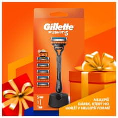 Gillette Brivnik Fusion5 za moške, 1 brivnik, 5 kosov nadomestnih glav