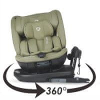 Coccolle Otroški avtosedež 0-36 kg 360 isofix 40-150 cm Coccolle Velsa zelena