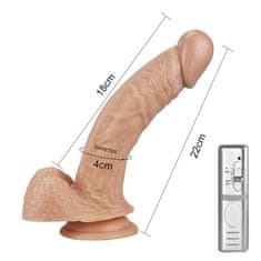 Ero 8.5"" Pravi ekstremni vibracijski dildo Flesh