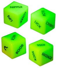 Miramarket Dice 'Glow-in-the-dark' Engl.