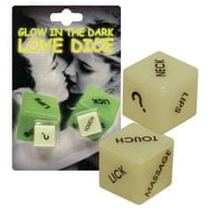 Miramarket Dice 'Glow-in-the-dark' Engl.