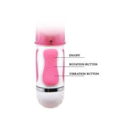 Miramarket BAILE- Fasination Vibrator Pink, 12 vibracijskih funkcij 4 funkcije vrtenja