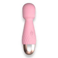 Ero Power Escorts - Mini Wand De Luxe Pink - 11,6 cm / 4,5 palca silikonska masažna palica