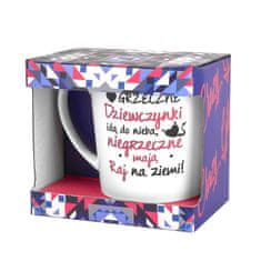 Miramarket CRAZY GIRL - NBC matt mug 480ml - Dobra dekleta gredo v nebesa....