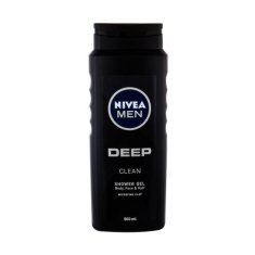 Nivea Men Deep Clean Body, Face & Hair gel za prhanje za telo, obraz in lase 500 ml za moške