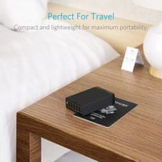 Anker PowerPort 6 60W črn 6-portni