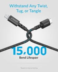 Anker PowerLine Select+ USB-C na Lightning kabel 1,8m črn