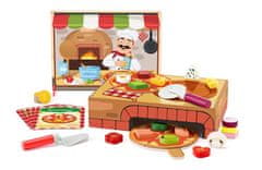 Woody Toy Pizzeria Carlo, didaktična igra z vstavljivimi oblikami