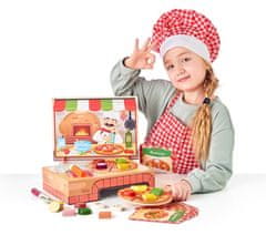 Woody Toy Pizzeria Carlo, didaktična igra z vstavljivimi oblikami