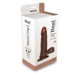 Ero Vibrator-REALISTIC VIBRATOR REAL RAPTURE BROWN 6.5""""""""""""""""