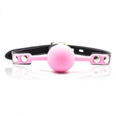 Ero Knebel-Ball Gag + blok (rosa)