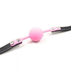 Ero Knebel-Ball Gag + blok (rosa)