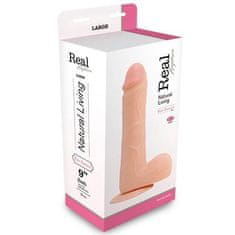 Ero Vibrator-REALISTIC VIBRATOR REAL RAPTURE FLESH 9""""""""""""""""