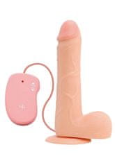 Ero Vibrator-REALISTIC VIBRATOR REAL RAPTURE FLESH 9""""""""""""""""