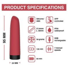 Miramarket Magic Motion - Prebudite mini vibrator, ki ga nadzoruje aplikacija