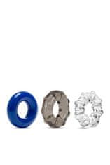 Ero STAY HARD TROJNI RAZTEGLJIVI 3PACK COCKRINGS