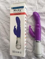 Miramarket Nicky purple 13 hitrosti g spot vibracijski 22 cm