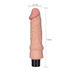 Ero 7.8"" REAL SOFTEE vibracijski dildo