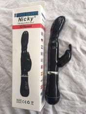 Ero Nicky black 14 speed g spot vibracijski 22 cm