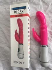 Miramarket Nicky roza 12 hitrosti g spot vibrira 22 cm