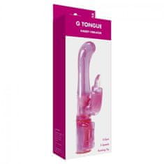 Ero G Tongue Rabbit Vibrator Pink OS