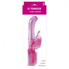 Ero G Tongue Rabbit Vibrator Pink OS