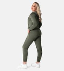 LEAFLETIC Ženski Komplet Krajša Jopa in Jogger Modal Spandex - Komplet Top in Hlače, L