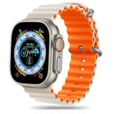 Tech-protect Iconband Pro pašček za Apple Watch 42/44/45/49mm, starlight / orange