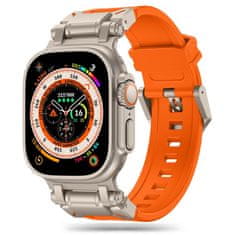 Tech-protect Delta Pro pašček za Apple Watch 42/44/45/49mm, orange / titanium