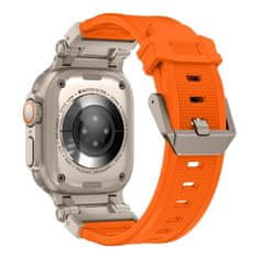 Tech-protect Delta Pro pašček za Apple Watch 42/44/45/49mm, orange / titanium