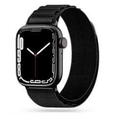 Tech-protect Nylon pašček za Apple Watch 42/44/45/49mm, black