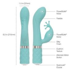 Ero Pillow Talk - Kinky Rabbit &amp; G-Spot Vibrator Teal