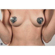 Ero Pasties Burlesque Rand Silver