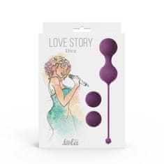 Ero Komplet vaginalnih kroglic Love Story Diva Lavender Sunset